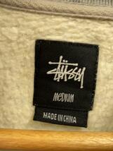 STUSSY◆ジャケット/M/コットン/GRY/無地_画像3