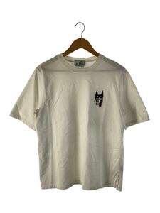 HERMES◆ホース/Tシャツ/S/コットン/WHT