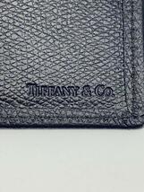 TIFFANY&Co.◆カードケース/レザー/BLK/無地/メンズ_画像3