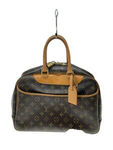 LOUIS VUITTON◆2)ボーリング・ヴァニティ(ドーヴィル)_モノグラム・キャンバス_BRW/PVC/BRW