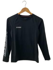 MAMMUT◆長袖Tシャツ/M/ポリエステル/BLK