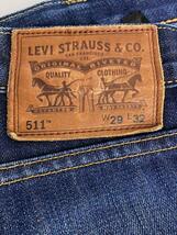 Levi’s◆ストレートパンツ/29/コットン/IDG/無地_画像4