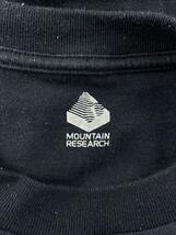 Mountain Research◆favorite track tee/Tシャツ/L/コットン/BLK_画像3