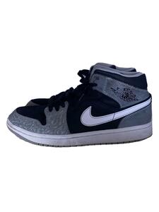 NIKE◆AIR JORDAN 1 MID SE_エア ジョーダン 1 ミッド SE/27cm/GRY