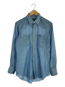 WRANGLER◆長袖シャツ/XL/コットン/BLU