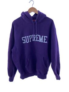 Supreme◆23AW/Varsity Hooded/パーカー/L/コットン/パープル/無地