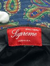 Supreme◆Paisley Crusher/バケットハット/ネイビー/総柄/メンズ_画像5