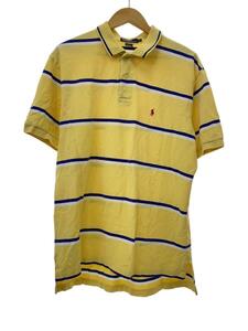 POLO RALPH LAUREN◆ポロシャツ/XL/-/YLW/ボーダー