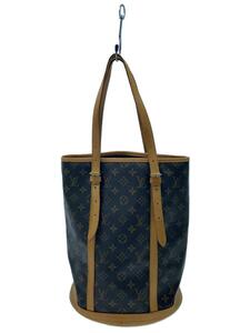 LOUIS VUITTON◆バケットGM_モノグラム・キャンバス_BRW/PVC/BRW