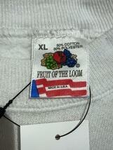 FRUIT OF THE LOOM◆90S/スウェット/XL/コットン/WHT/プリント_画像3