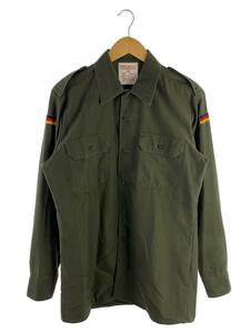 MILITARY◆ドイツ軍/長袖シャツ/40/コットン/KHK/カーキ/8415-12-178-3472