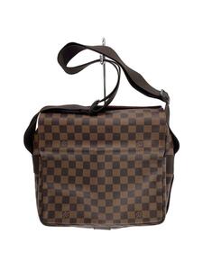 LOUIS VUITTON◆ルイヴィトン/1)ディストリクトMM_ダミエ・グラフィット_BLK/PVC/ブラック/擦れ有