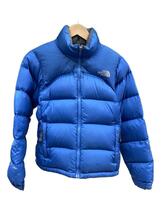 THE NORTH FACE◆NUPTSE JACKET_ヌプシジャケット/XS/ナイロン/BLU/無地_画像1