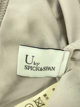 U by SPICK&SPAN◆キャミワンピース/36/ナイロン/GRY/無地/20-040-212-2211-1-0_画像3