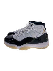 NIKE◆2023/AIR JORDAN 11 RETRO/WHITE/METALLIC GOLD-BLACK/27cm