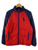 POLO RALPH LAUREN◆ダウンジャケット/XL/ナイロン/RED_画像1