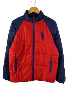 POLO RALPH LAUREN◆ダウンジャケット/XL/ナイロン/RED