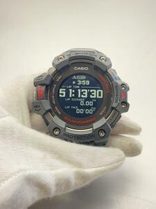 CASIO◆ソーラー腕時計_G-SHOCK/デジタル/ラバー/BLK/GRY/GBD-H1000-8JR