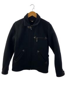 WEST RIDE* pea coat /36/ wool /BLK