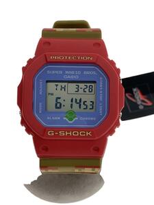 CASIO◆クォーツ腕時計_G-SHOCK/デジタル/DW-5600/SUPER MARIO BROS