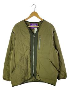 THE NORTH FACE PURPLE LABEL◆21AW/ダウンジャケット_ND2175N/FIELD DOWN CARDIGAN/M/ナイロン/カーキ