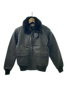 US.NAVY◆70s/G-1/フライトジャケット/38/レザー/BRW/8415-00-268-7797