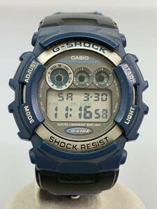 CASIO◆カシオ/GL-110/クォーツ腕時計/デジタル/ネイビー