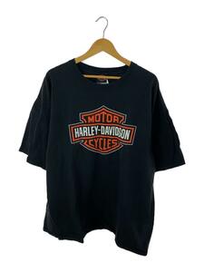 HARLEY DAVIDSON◆Tシャツ/Hanesボディ/3XL/コットン/BLK