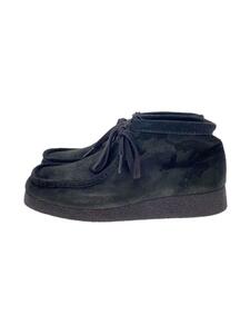 Clarks◆ブーツ/UK7/BLK/スウェード