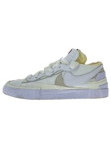 NIKE◆SACAI X BLAZER LOW_サカイ X ブレーザー ロー/27cm/ホワイト/レザー