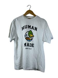 HUMAN MADE◆Tシャツ/-/コットン/WHT