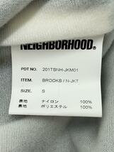 NEIGHBORHOOD◆BROOKS/N-JKT/コーチジャケット/S/ナイロン/BLK/無地/201TSNH-JKM01_画像4