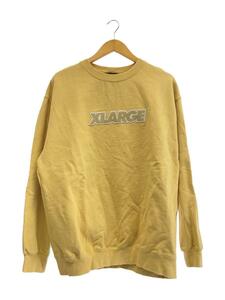 X-LARGE◆21AW/スウェット/L/コットン/YLW/1011213012015