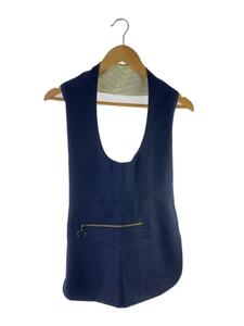 UJOH◆20SS/LAYERED VEST/2/ウール/ネイビー/ストライプ/U803-V50-102