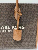 MICHAEL KORS◆シグネチャー/トートバッグ/レザー/BRW/総柄/35F2G7ZT2B_画像7