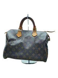 LOUIS VUITTON◆1)スピーディ30_モノグラム・キャンバス_BRW/PVC/BRW