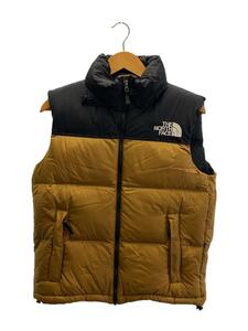 THE NORTH FACE◆NUPTSE VEST_ヌプシベスト/M/ナイロン/キャメル