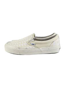 VANS◆OG CLASSIC SLIP-ON/ローカットスニーカー/27cm/WHT/キャンバス/VN0A32QNOX1