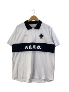 F.C.R.B.(F.C.Real Bristol)◆PANEL POLO/ポロシャツ/L/ポリエステル/WHT/FCRB-230022