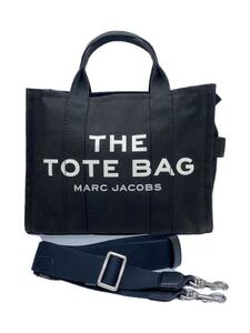 MARC BY MARC JACOBS◆トートバッグ/キャンバス/BLK/無地