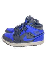 NIKE◆AIR JORDAN 1 MID_エア ジョーダン 1 ミッド/27cm/BLU_画像1