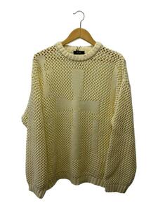 glamb◆Cross Mesh Knit/M/コットン/クリーム/GB0423/KNT06