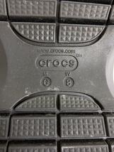 crocs◆サンダル/US8/BLK_画像5