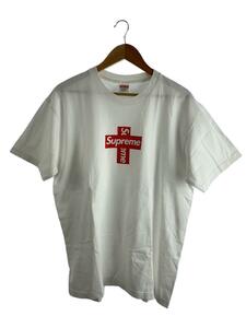 Supreme◆Tシャツ/L/コットン/WHT