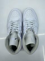 NIKE◆シューズ/NIKE AIR JORDAN 1 MID/WHITE_画像3