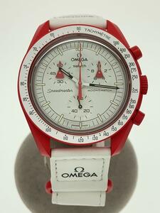 OMEGA*MISSION TO MARS/ кварц наручные часы / аналог /WHT/WHT