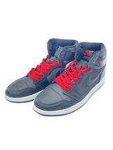 NIKE◆AIR JORDAN 1 RETRO HIGH OG/エアジョーダン1 レトロ/ブラック/555088-060/2_画像2