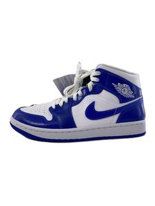 NIKE◆AIR JORDAN 1 MID_エア ジョーダン 1 ミッド/27.5cm/WHT