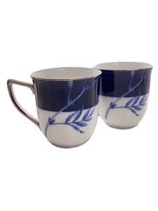 Noritake◆ペアマグカップ/2点セット/WHT/ESSENCE IN BLUE