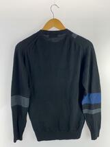 JOHN SMEDLEY◆セーター(薄手)/M/ウール/BLK/M0184KSW102_画像2